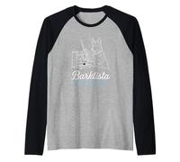 Barktista pour Me Un Altro bevitore di caffè da Pastore Tedesco Maglia con Maniche Raglan