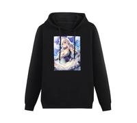 BARLOTUS Azur Lane Men's Hoodies Graphic Pullover Sweatshirts Unisex Black Printed Hooded XL