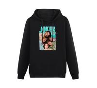BARLOTUS Joker out Carpe Diem Eurovision Song Contest Men's Hoodies Graphic Pullover Sweatshirts Unisex Black Printed Hooded S