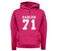 Barlow 71 - Felpa Per Adulti - Tour Della Band Barlow Music Gary Concert TT