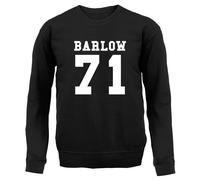 Barlow 71 - Felpa Per Adulti - Tour Della Band Barlow Music Gary Concert TT