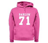 Barlow 71 - Felpa Per Adulti - Tour Della Band Barlow Music Gary Concert TT