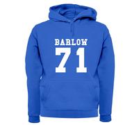 Barlow 71 - Felpa Per Adulti - Tour Della Band Barlow Music Gary Concert TT