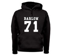 Barlow 71 - Felpa Per Adulti - Tour Della Band Barlow Music Gary Concert TT