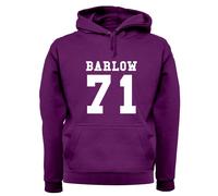 Barlow 71 - Felpa Per Adulti - Tour Della Band Barlow Music Gary Concert TT