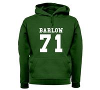 Barlow 71 - Felpa Per Adulti - Tour Della Band Barlow Music Gary Concert TT