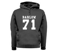 Barlow 71 - Felpa Per Adulti - Tour Della Band Barlow Music Gary Concert TT