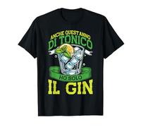 Barman Gin Tonic Ho Solo Il Gin Maglietta