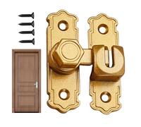 Barn Door Lock - Stainless Steel Door Security Latches | 90 Degree Heavy Duty Gate Latches For Barn | Heavy-Duty Reinforcement Rust-Proof Security Hasp Attachments For Closet Bathroom Privacy