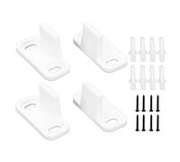Barn Door Stopper 2 Pack | Carbon Steel & Plastic Wall Protector for Dormitory/Hotel/Cabinet | Helps Avoid Door & Wall Damage, Easy Install
