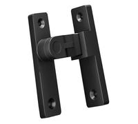 Barn Heavy Duty Gate Latches 90 Degree Right Angle Sliding Anti-Theft Security for Barn Garden Bathroom Outdoor Gate(Black)
