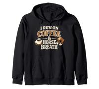 Barn Rules Horse Barn Authority Humor Proprietario Trainer Confine Felpa con Cappuccio