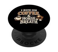 Barn Rules Horse Barn Authority Humor Proprietario Trainer Confine PopSockets PopGrip Adesivo