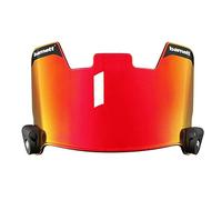 BARNETT Reve - Visiera per casco da calcio americano (rosso)
