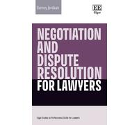 Barney Jordaan Negotiation and Dispute Resolution for Lawyers (Copertina rigida)