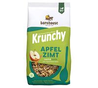 Barnhouse Krunchy mela e cannella, cereali croccanti biologici d'avena dalla Baviera, con deliziosi pezzi di mela e cannella aromatica, 1 x 750 g