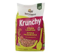 Barnhouse Muesli croccante con lamponi e fiocchi d'avena - Cereali per la colazione alla frutta - Biologico e senza olio di palma - 375 g