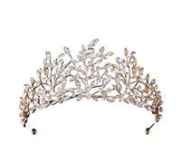 Barocco vintage nero in oro in oro in argento corona rosso verde rosso cristallo blu rinestina principessa regina diademi Accessori per capelli da sposa (colore: argento)