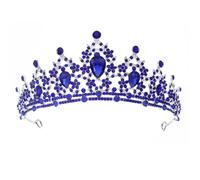 Barocco Vintage Principessa Nuziale Corona Copricapo Cristallo Tiara Per Le Donne Corona di Nozze Accessori Del Vestito Dei, Cristallo