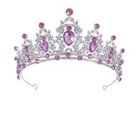 Barocco Vintage Principessa Nuziale Corona Copricapo Cristallo Tiara Per Le Donne Corona di Nozze Accessori Del Vestito Dei, Cristallo