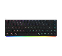 BAROCCOMiSTEL AIRONE Tastiera Meccanica, 65% Layout, Cherry MX ULP Switch, Retroilluminazione RGB, Cavo USB-C, Windows/MacOS/iOS, Supporto Macro, Portatile, Super Sottile/Super Leggero, Nero - Click