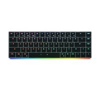 BAROCCOMiSTEL AIRONE Tastiera Meccanica Argentata, Layout 65%, Switch Cherry MX ULP, Retroilluminazione RGB, Cavo USB-C, Compatibile MacOS/Windows, Supporto Macro, Super Slim/Super Light-Cherry MX ULP