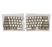BAROCCOMiSTEL MD600 Alpha BT Rhino Non-RGB, TKL Tastiera Meccanica Ergonomica, 60% Layout Split-Alice, PBT Double Shot Keycap (Trasparente), Bluetooth5.0, Compatibile Mac/Windows OS (rosso)