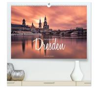 Barockstadt Dresden (hochwertiger Premium Wandkalender 2026 DIN A2 quer), Kunstdruck in Hochglanz: Dresden - Die Barockstadt an der Elbe