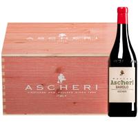 Barolo Ascheri DOCG 2021 6 bottiglie in cassetta di legno 4,5 l