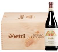 Barolo Lazzarito DOCG 2017 6 bottiglie in cassetta di legno 4,5 l