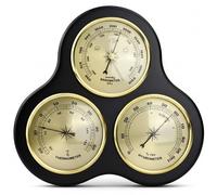 Barometri per la casa - Barometro per interni con igrometro e termometro Stazione meteorologica per interni con montaggio a parete per decorazioni per la casa e l'ufficio 10, 2x9, 7x1, 4 pollici