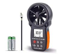 Barometro Anemometro Digitale Palmare, per Temperatura del Vento, Temperatura, Vento, Chill tester con Umidità, Altitudine, Barometro Misuratore di Pressione per Arrampicata Drone HVAC CFM