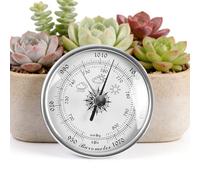 Barometro da esterno | 70 mm Indicatore meteorologico di alta precisione - Barometro a quadrante | Per Casa, Auto, Stazione, Barca, Campeggio, Patio, Stanza, Neve,
