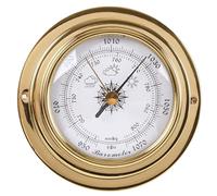 Barometro da parete, stazione meteorologica, misurazione dell'umidità, temperatura, termometro, igrometro, for orologio delle maree, casa per interni ed esterni(Barometer)