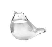 Barometro in vetro a forma di uccello per previsioni,gocce d'acquauccello tempesta per previsioni del tempo,creativo stazione meteo liquido,meteo liquido barometro per ufficio tavolo tavolo vetro dec