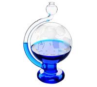 Barometro per predittori meteorologici in vetro tempesta, misurazione barometrica barometrica di vetro visivo per il desktop per ufficio, regalo decorativo della stazione meteorologica