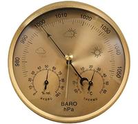 Barometro, Stazione meteorologica 3 in 1 da parete, termometro, igrometro e barometro con quadrante 5,2 pollici