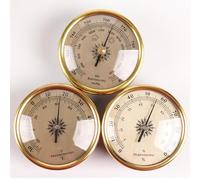 Barometro termometro igrometro, barometro per la parete di casa, barometro meteo combinato, stazione meteo analogica multifunzione, barometro, barometro esterno, per soggiorno, decorazione da parete