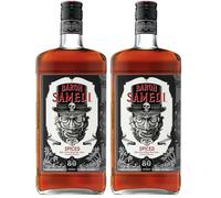 Baron Samedi - Spiced Rum, 70 cl, Rum Haitiano di Alta Qualità, 40% Vol (Confezione da 2)