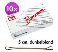 Baronessa capelli clip Biondo scuro