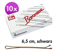 Baronessa capelli clip Nero