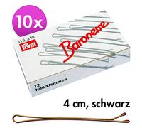Baronessa capelli clip Nero
