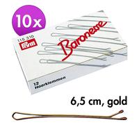 Baronessa capelli clip Oro