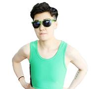 BaronHong Binder colorato Doppio Strato in Rete per Tomboy Trans Lesbian (Verde, S)