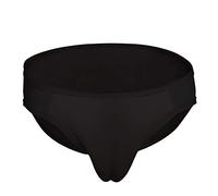 BaronHong Crossdresser Uomini travestiti Hiding Gaff Panty Shaping Brief Thong (Nero, S)