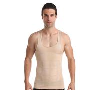 BaronHong Gynecomastia Compression Shirt Vest per Nascondere Uomo Boobs Moob Slimming Mens Shapewear Flatten Tutto l'addome
