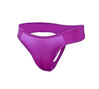 BaronHong Men Hiding Gaff Panty Shaping Pant Slip Perizoma per Crossdresser Transgender Underwear (Prugna-Perizoma, S)