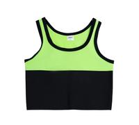 BaronHong Tomboy Trans Lesbian Swim petto Corsetto Corsetto Corto Canottiera Pull On Closure, verde, S