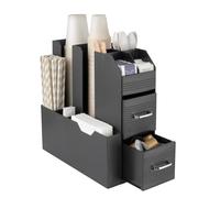 Baroni Home Coffee Station Porta Caffè Professionale, 11 sc Coffe Station - Nero
