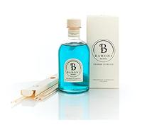 BARONI HOME Diffusore di Oli Essenziali Per Ambienti, Diffusore di Fragranze a Bastoncini,100% Naturale MADE IN ITALY 250 ml, Charme Floreale